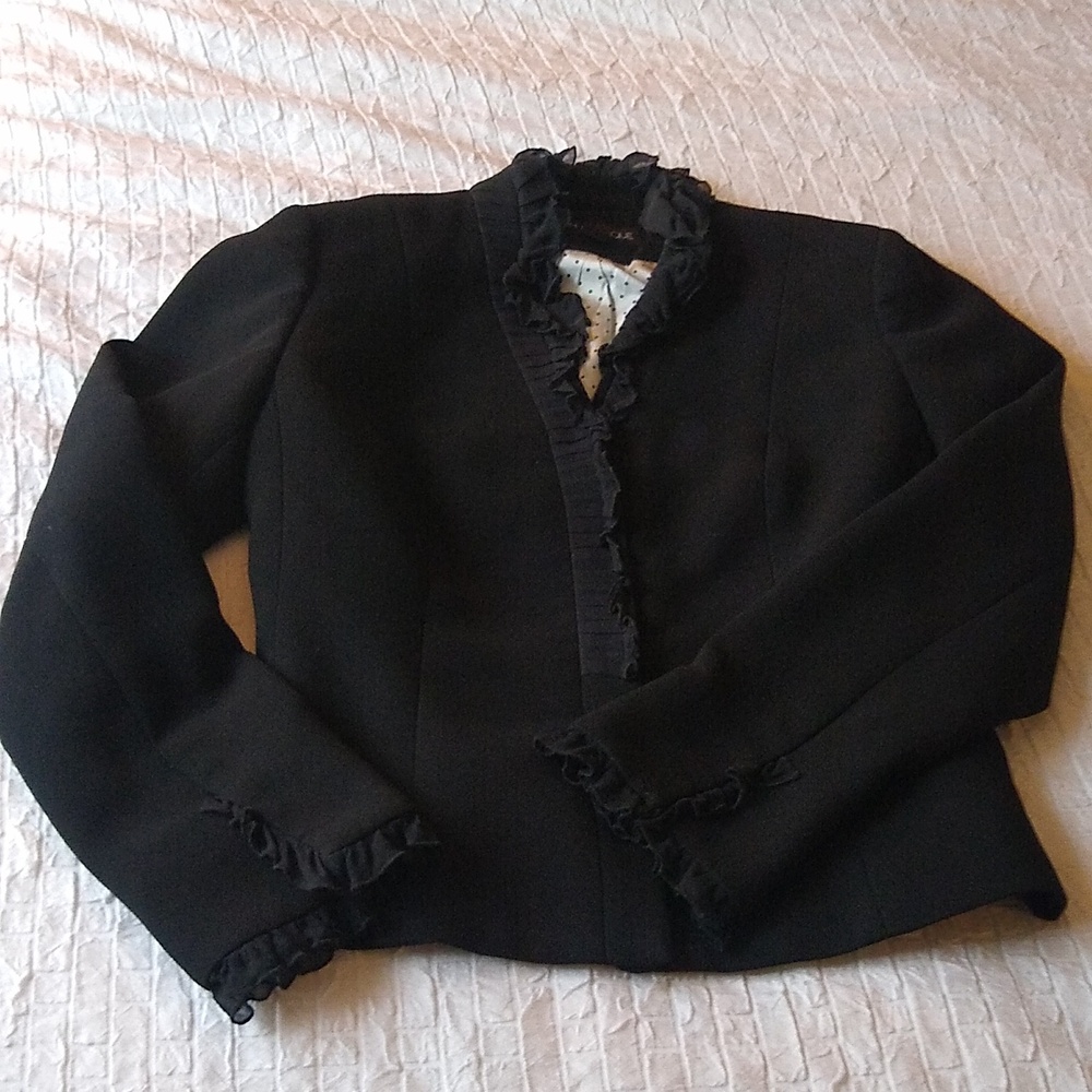 Nippon Boutique Long Sleeve Black Suit Jacket Blazer Size 4